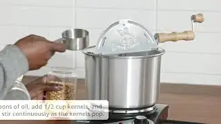 Stovetop Spinner | Great Northern Popcorn 83-DT5676 Popcorn Machine