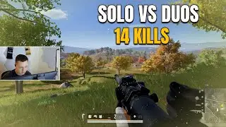 ADOUZ1E vs THE ENTIRE TAEGO! 14 Kill Solo vs Duos &ndash; PUBG