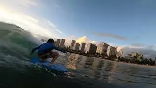 Waikiki walls beach boogie boarding bodyboarding gopro 2022
