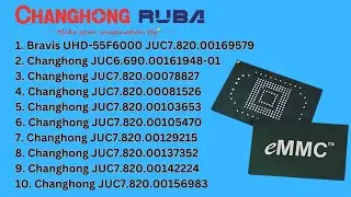 Changhong Ruba LED TV Emmc Pinout Collection 1-10 Part 1 - Arshad Electronics #emmc #firmware