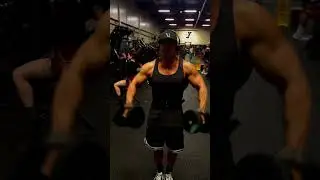 DELTS SIDE DELT RAISES 💪 #delts #ironkrw #ifbbpro #musclecontest