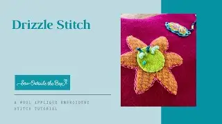 How to do a Drizzle Stitch - A Wool Appliqu&eacute; Embroidery Tutorial