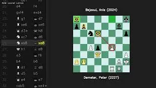 Английское начало Demeter Peter 2227 vs Bejaoui Anis 2024