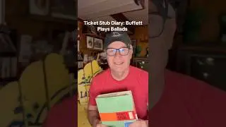 Jimmy Buffett indoors in December? It was great! #ticketstubs #memorableconcerts #jimmybuffett
