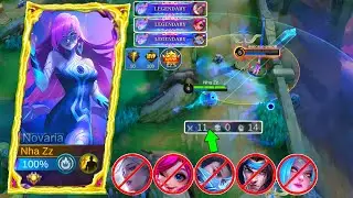 NOVARIA NO SKIN INTENSE MATCH COUNTER CAMILLA ROAM! NOVARIA BEST BUILD & EMBLEM 2025 | MLBB