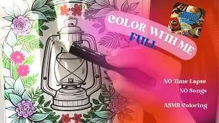 🎨 Coloring a Vintage Lantern | Travel Essentials Coloring Book | Relaxing Art Session