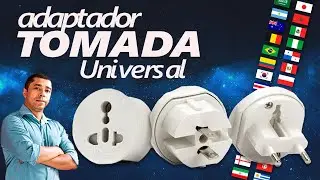 Adaptador Universal de Tomadas 3x1 110v 220v
