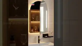 #architmirror #cabinetmirror #viral #shorts #youtube #love  #home #androidledmirror #lightedmirror