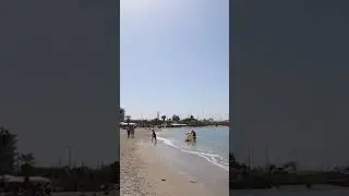 Athens Beach Walking In The Afternoon