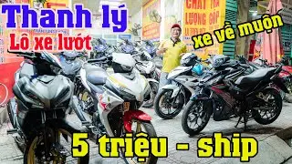 THANH LÝ XE LƯỚT MỚI VỀ HONDA GTR150 WINNER V1 V3 V4 EXCITER 150 155 ABS AB160 MXKING VARIO 150 SỐC