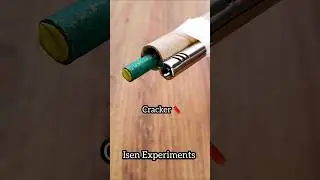 DIY Cracker Toy Shotgun Trick #experiment #firecrackers #fireworks #crackers #lifehack