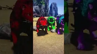 Trying out x sabertooth colors offline (ark survival evolved)