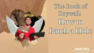 Step by Step Beginners Guide to Drywall Patching a Hole | DIY