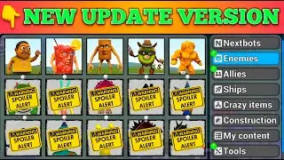 Update 7.8.0 Nextbots IN Playground! New Spaghetti Ti Ti Ti Update is now available