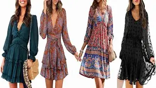Top Stylish For long sleeve summer dresses casual Ideas 2023