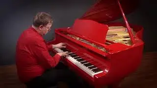 A Red Grand Piano! Yamaha C3 6'1