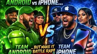 Android or iPhone?! 📱 Battle Rap Lines Drawn | BU2D Virtual Event Showoff n Jakkboymaine pull-up 