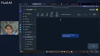 AI Agents Inside Your Chat?! 🤯 | LinkedIn Post Agent in Action | Fluid AI Demo
