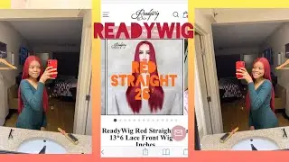 13 x 6 Red Hot Girl Hair 🥵| ft. ReadyWig | ItsMoLife