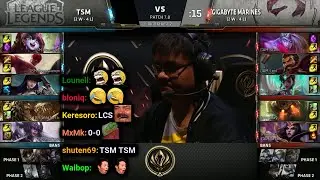 TSM vs GAM | 2017 MSI Group Stage Day 4 | Twitch VOD with Chat