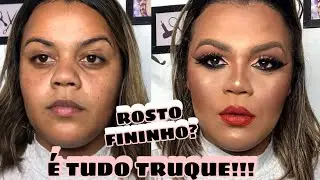 Como fazer contorno em rosto redondo  | DICAS E TRUQUES ESSENCIAIS!!!