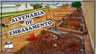 Como executar Alvenaria de Embasamento?