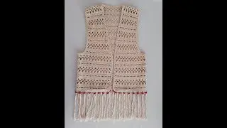 bohem yelek yapımı