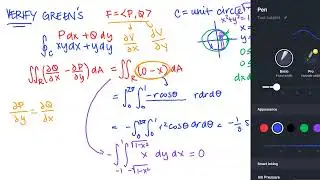 Math 252 - Verifying Green's Theorem