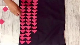 DIY New Cushion Design Ideas.Fabric manipulation Technique.