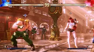 Alex vs Poison (Hardest) - Street Fighter 5. | Epic Battle