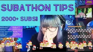 Twitch Subathon Tips | How To Get Over 2000 Subs!