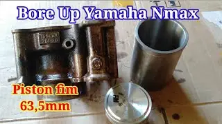 Bore up Blok Yamaha Nmax 150,piston fim 63,5mm(custom Dum)
