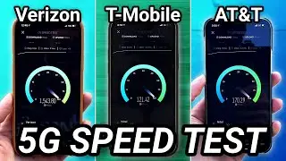 Тест скорости iPhone 12 5G: Verizon против T-Mobile против AT&T!