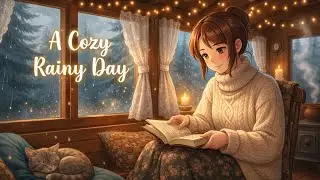 Rainy Day in My Mobile Home: A Cozy Ghibli-Style Journey 🌧️☕