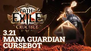 Mana Guardian Cursebot support build is really strong for trio/party play [PoE 3.21]