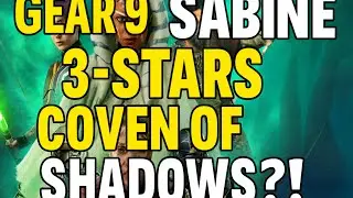 COVEN OF SHADOWS with GEAR 9 PADAWAN SABINE?! First Attempt Ever! (Tier 1)