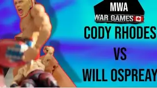 Cody Rhodes vs will ospreay *dream action figure match* war games 2/3