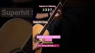 Faded Intro- One string only #guitar #guitartutorial #guitarsolo #guitarlesson #guitarist #shorts