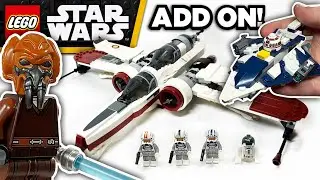 LEGO Star Wars Plo Koon's Jedi Starfighter Microfighter & ARC 170 2025 Set Review - GREAT Expansion