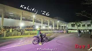 Hero Stunt Show #kshitij'26 #iitkgp #springfest #bikestunt