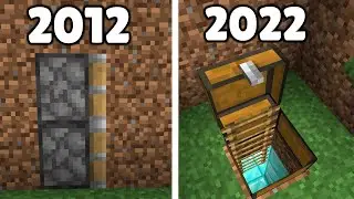 GEHEIME BASIS 2012 vs. 2022 (Minecraft) 🤫 #shorts