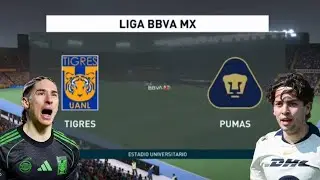 Tigres vs Pumas - Liga MX J2 - Simulación FIFA 