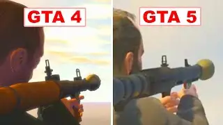 GTA 5 vs GTA 4 - Weapon Comparison