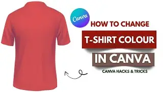 How to Change T-Shirt Color in Canva &ndash; Easy Trick! #graphicdesign #canvatutorial 