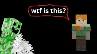 Playing Minecraft for the first time...(chaos)