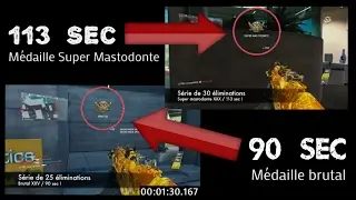 COD IW : Fast m&eacute;daille Brutal / Super Mastodonte ( Solo OSA Gameplay MME hardcore )