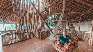 A TREEHOUSE in the middle of the Sumatra Jungle! (full tour)