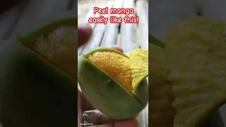 How to peel mango easily?
