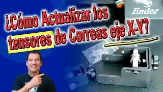 ¿Cómo actualizar los tensores de correas del eje X y eje Y?