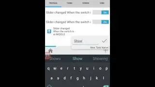 How to use Alert Slider tasker plugin